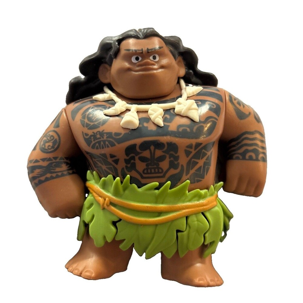 MOANA MAUI DISNEY 4” ACTION FIGURE PVC TOY (PRE-OWNED)
